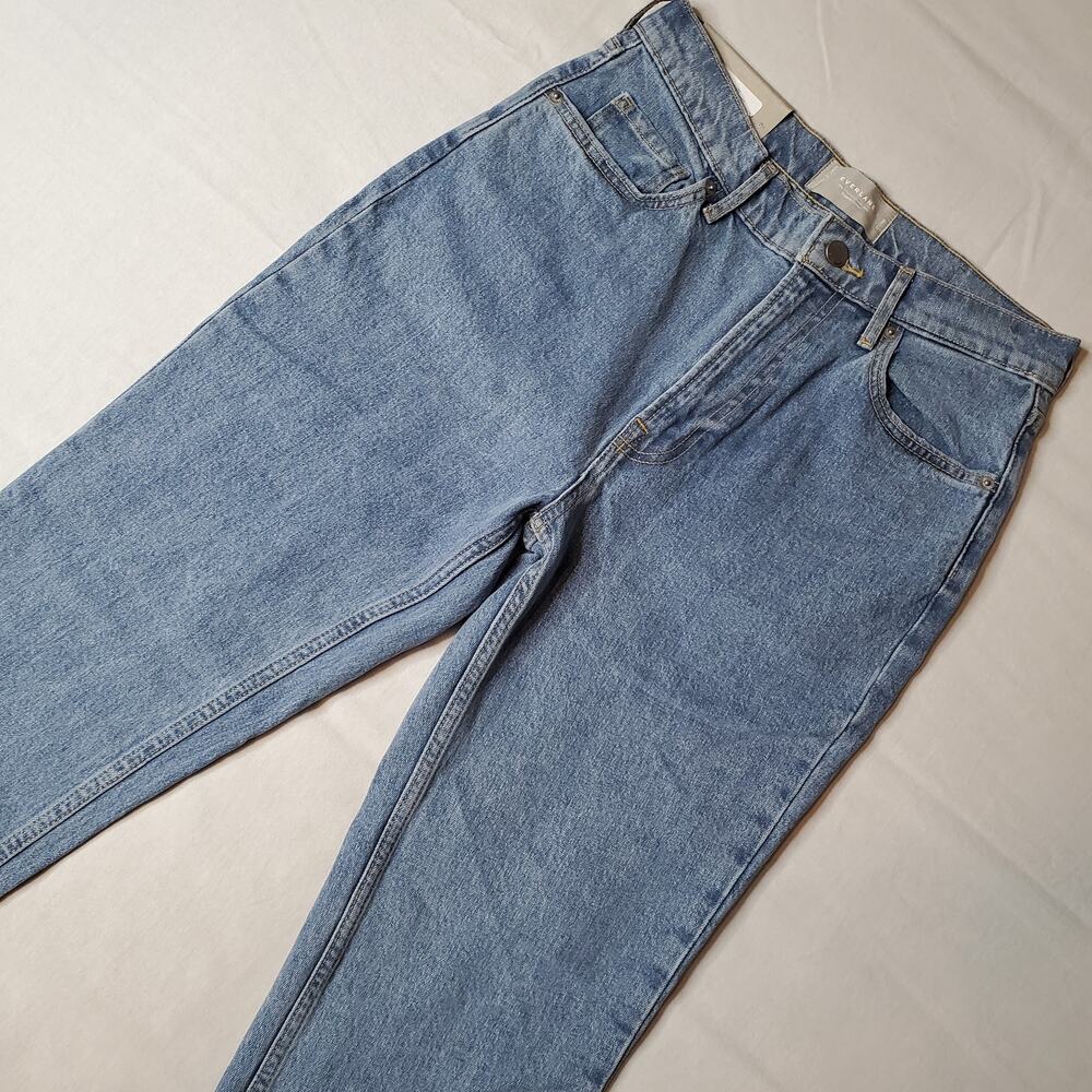 Everlane Womens Size 27 NWT Cheeky High Rise Straight Jeans Denim Blue